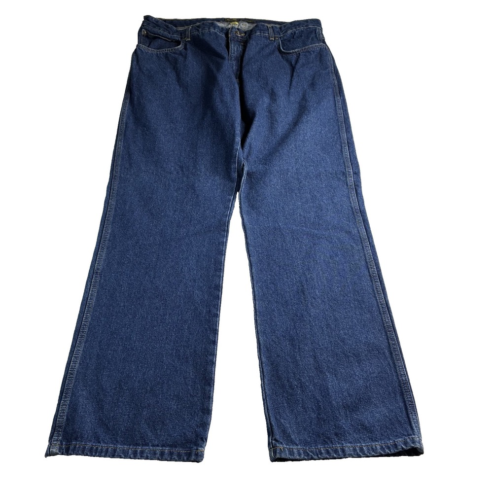 Cabela's Mens Classic Fit Jeans Size 40x34 Straight Leg Jeans Blue Denim Western